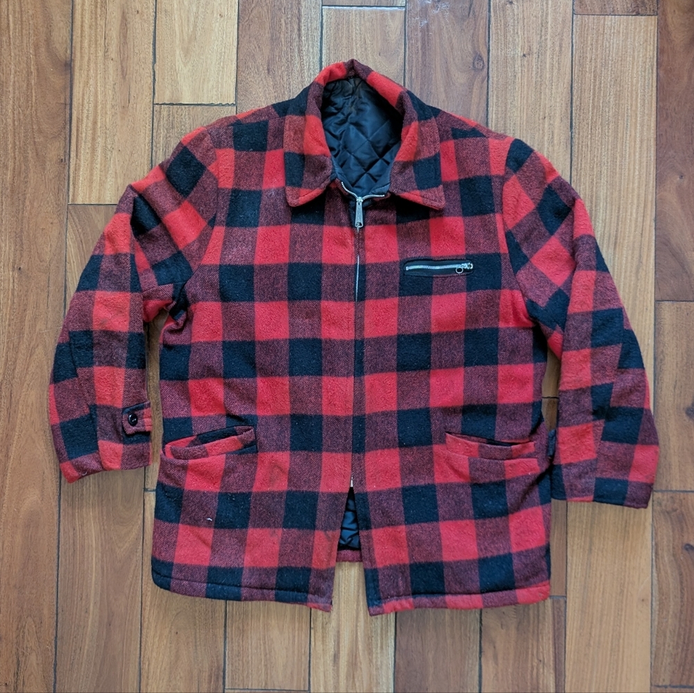 1950's Buffalo Check Hunting Coat (XL)
